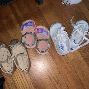 Toddler shoes size 4 and 4.5 mixed shoes